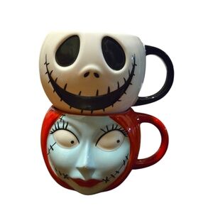 Disney - Halloween Jack Skellington & Sally Ceramic Mug Set